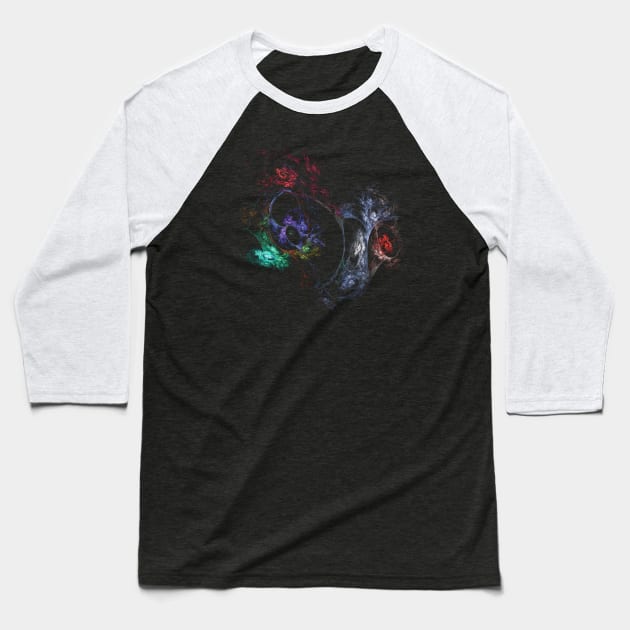 Abstract Vortex Baseball T-Shirt by madmonkey